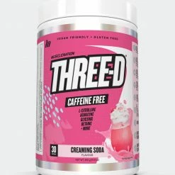 Muscle Nation 30% EOFY SALE THREE D Pre Workout Pump Caffeine Free - Creaming Soda - 30 Serves