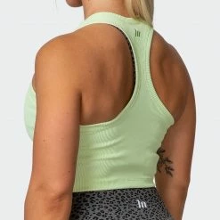 Best Sale โ๏ธ Muscle Nation Classic Rib Cropped Tank - Minty ๐ 13 Muscle Nation Classic Rib Cropped Tank - Minty