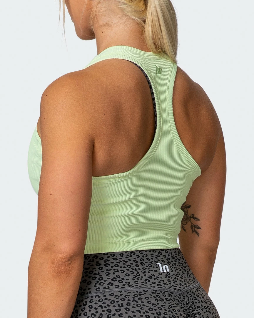 Best Sale โ๏ธ Muscle Nation Classic Rib Cropped Tank - Minty ๐ 7 Muscle Nation Classic Rib Cropped Tank - Minty
