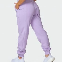 Muscle Nation Lounge Trackpants - Lilac