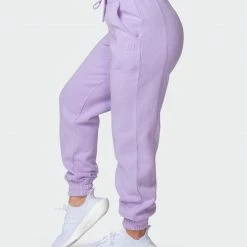 Muscle Nation Lounge Trackpants - Lilac