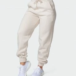 Muscle Nation Lounge Trackpants - Almond Welcome To The Club