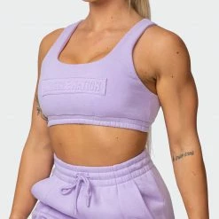 Muscle Nation Lounge Crop - Lilac
