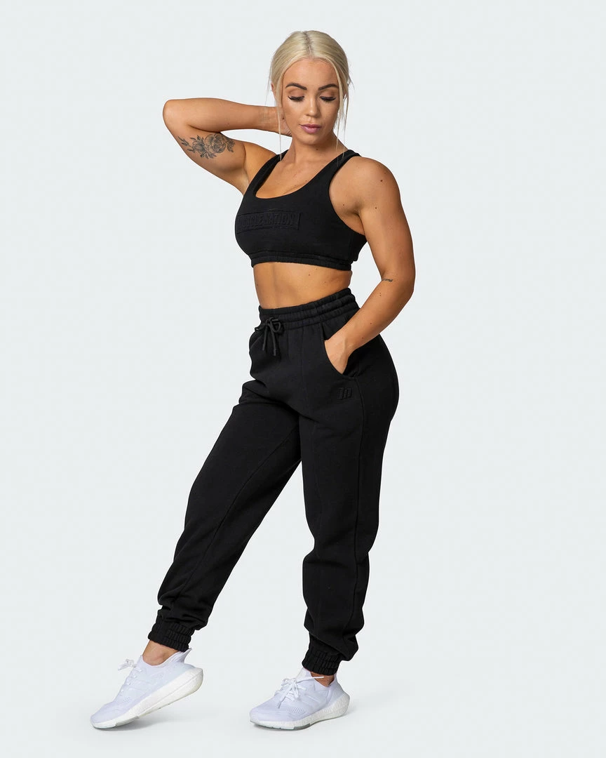 Deals ❤️ Muscle Nation Lounge Trackpants - Black 🧨 9 Muscle Nation Lounge Trackpants - Black