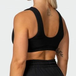 Muscle Nation Lounge Crop - Black