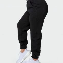 Deals ❤️ Muscle Nation Lounge Trackpants - Black 🧨 12 Muscle Nation Lounge Trackpants - Black