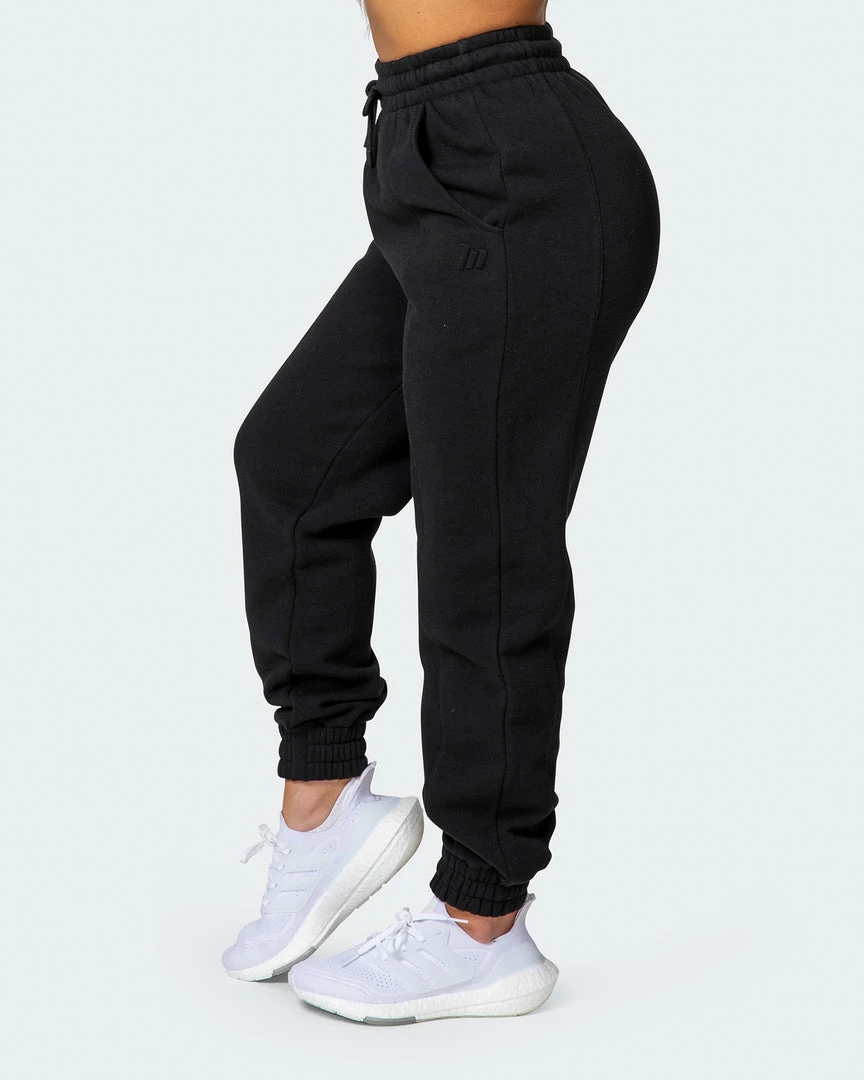 Deals ❤️ Muscle Nation Lounge Trackpants - Black 🧨 6 Muscle Nation Lounge Trackpants - Black