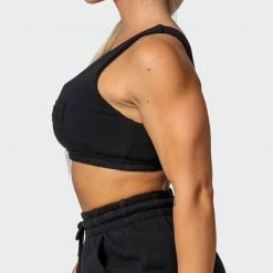 Muscle Nation Lounge Crop - Black