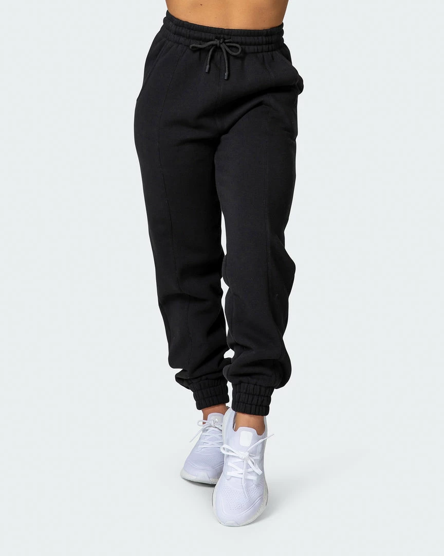 Deals ❤️ Muscle Nation Lounge Trackpants - Black 🧨 4 Muscle Nation Lounge Trackpants - Black