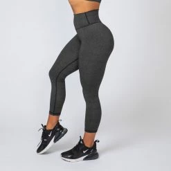 Muscle Nation Scrunch Bum Signature Scrunch 7/8 Leggings - Heather Black