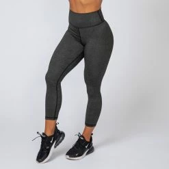 Muscle Nation Scrunch Bum Signature Scrunch 7/8 Leggings - Heather Black