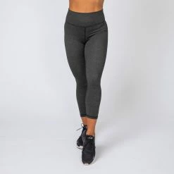 Muscle Nation Scrunch Bum Signature Scrunch 7/8 Leggings - Heather Black