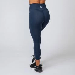 Muscle Nation Best Sellers Signature Scrunch 7/8 Leggings - Navy