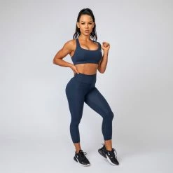 Muscle Nation Best Sellers Signature Scrunch 7/8 Leggings - Navy