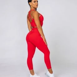 Muscle Nation Signature Scrunch 7/8 Leggings - Flame Scrunch Bum