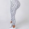Muscle Nation Signature Scrunch 7/8 Leggings - Snow Leopard Scrunch Bum