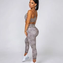 Muscle Nation Signature Scrunch 7/8 Leggings - Yellow Leopard