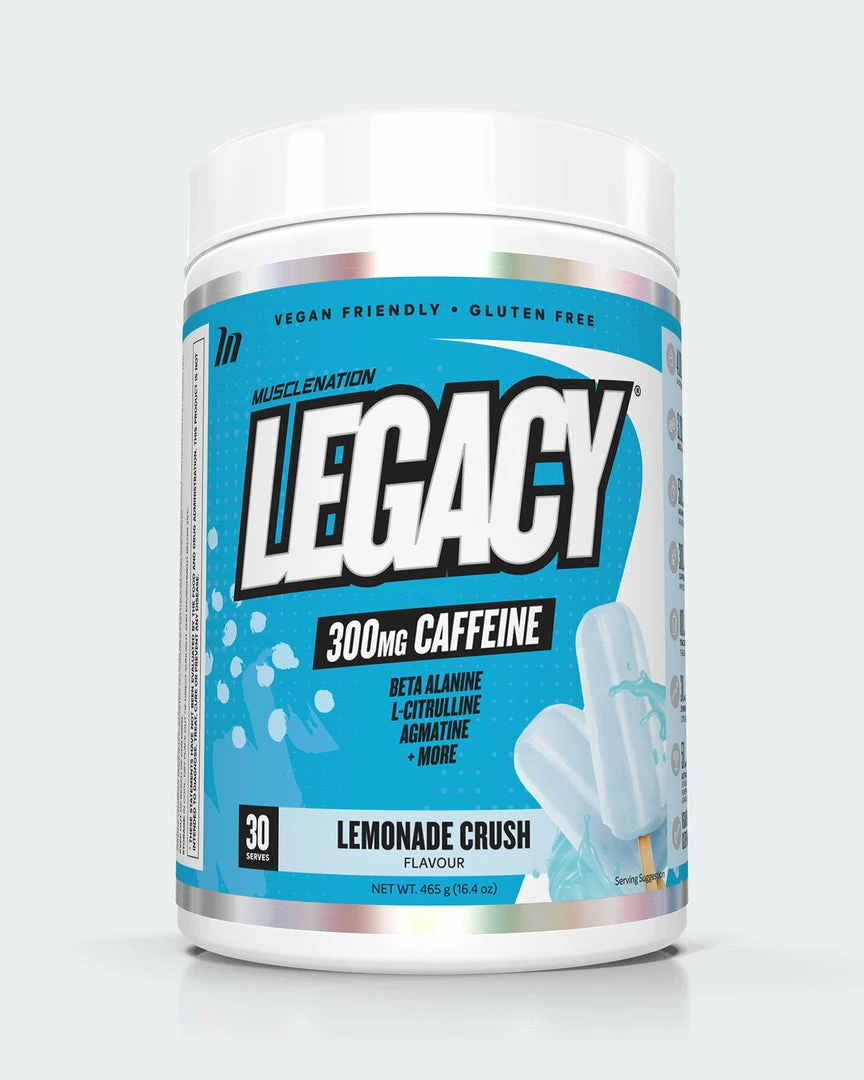 Discount π Muscle Nation LEGACY Pre Workout Energy - Lemonade Crush - 30 Serves π₯ 3 Muscle Nation LEGACY Pre Workout Energy - Lemonade Crush - 30 Serves