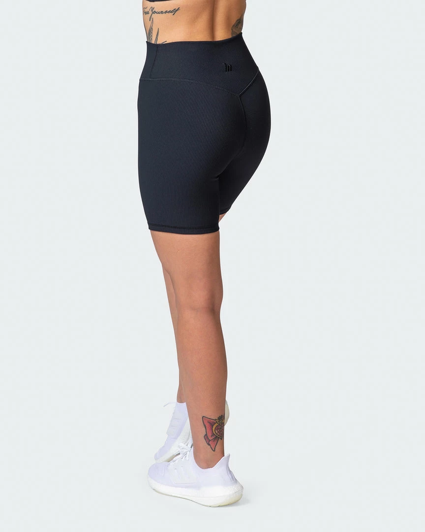 Deals ๐ Muscle Nation Zero Rise Rib Bike Shorts - Black โจ 8 Muscle Nation Zero Rise Rib Bike Shorts - Black