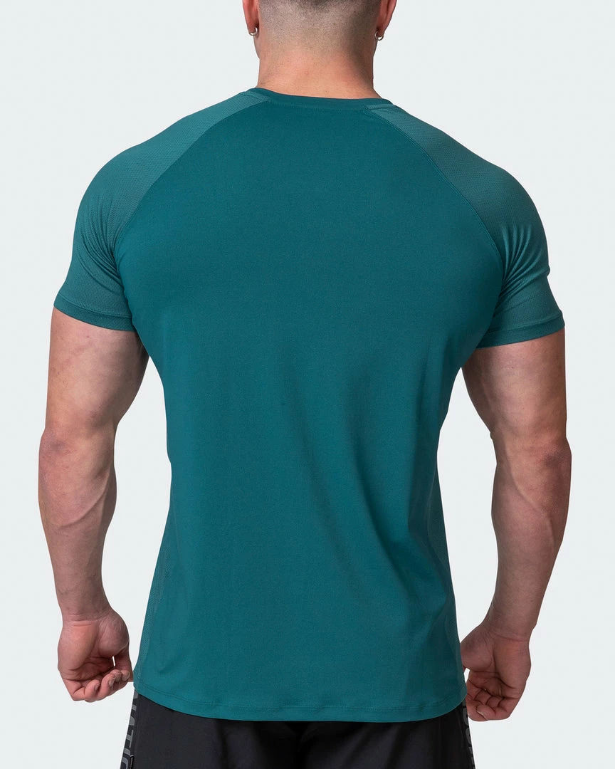 Cheapest 🤩 Muscle Nation Ventilation Tee - Deep Teal 😉 8 Muscle Nation Ventilation Tee - Deep Teal
