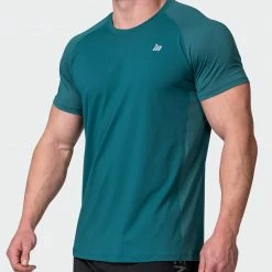 Cheapest 🤩 Muscle Nation Ventilation Tee - Deep Teal 😉 11 Muscle Nation Ventilation Tee - Deep Teal