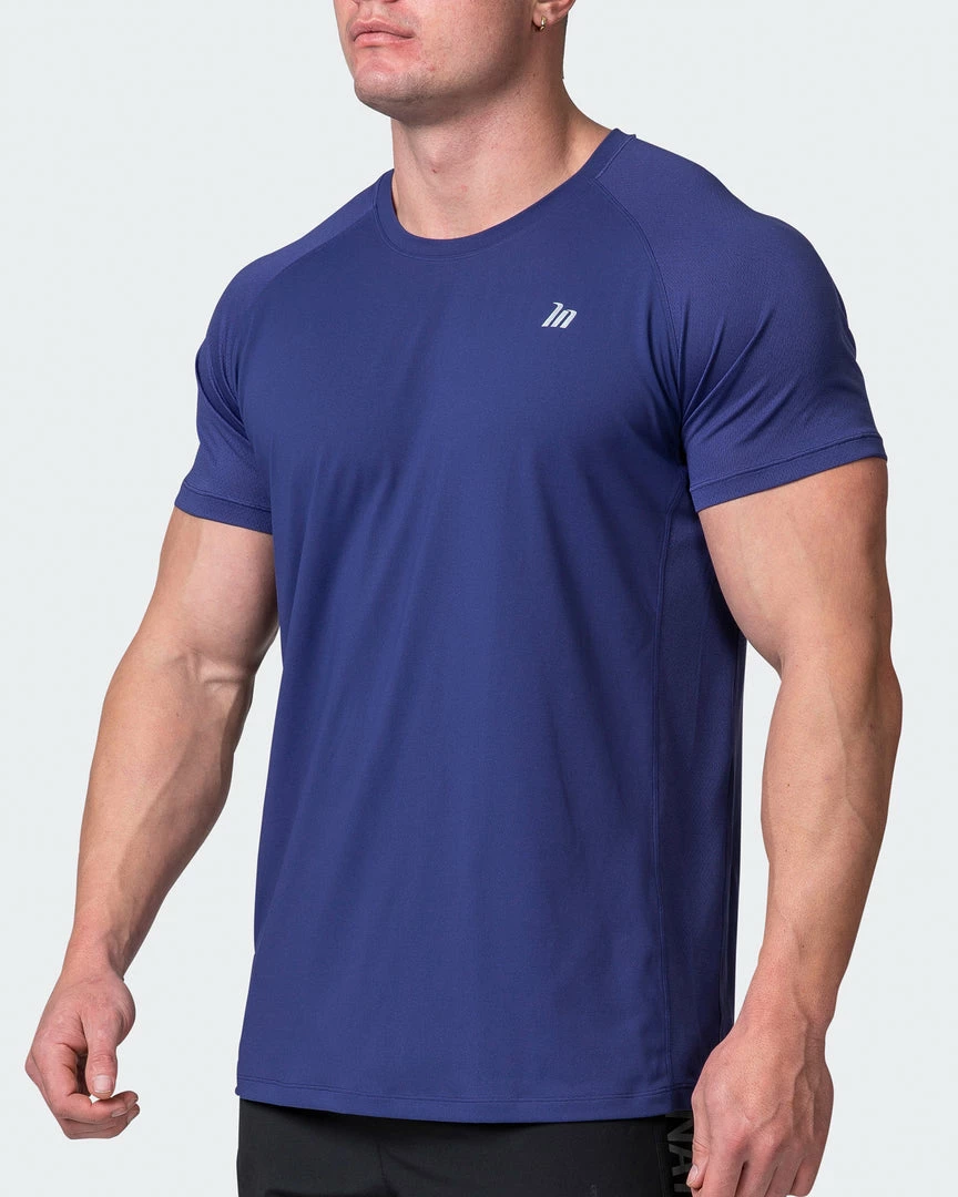 Hot Sale 🌟 Muscle Nation Welcome To The Club Ventilation Tee - Dark Cobalt 👏 5 Muscle Nation Welcome To The Club Ventilation Tee - Dark Cobalt