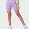 Buy ⭐ Muscle Nation Zero Rise Rib Bike Shorts - Lilac Welcome To The Club 🧨 1 Muscle Nation Zero Rise Rib Bike Shorts - Lilac Welcome To The Club