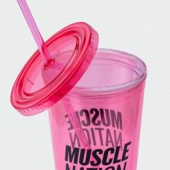 Muscle Nation 30% EOFY SALE 650ml MN Straw Cup