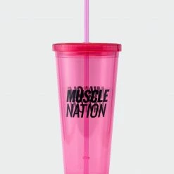 Muscle Nation 30% EOFY SALE 650ml MN Straw Cup