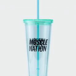 Muscle Nation 30% EOFY SALE 650ml MN Straw Cup