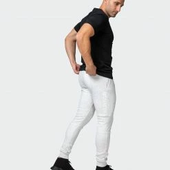 Hot Sale ๐ Muscle Nation Welcome To The Club Classic Tapered Joggers - White Marl ๐ 19 Muscle Nation Welcome To The Club Classic Tapered Joggers - White Marl