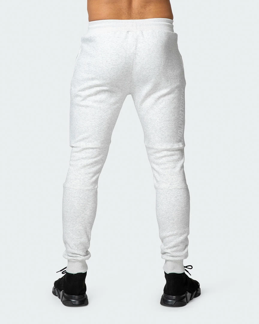 Hot Sale ๐ Muscle Nation Welcome To The Club Classic Tapered Joggers - White Marl ๐ 9 Muscle Nation Welcome To The Club Classic Tapered Joggers - White Marl