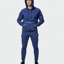 Muscle Nation Welcome To The Club Classic Hoodie - Dark Cobalt