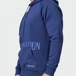 Muscle Nation Welcome To The Club Classic Hoodie - Dark Cobalt