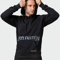 Muscle Nation Welcome To The Club Classic Hoodie - Black