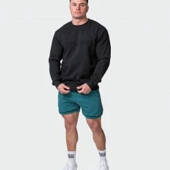 Muscle Nation Mens Lounge Jumper - Black