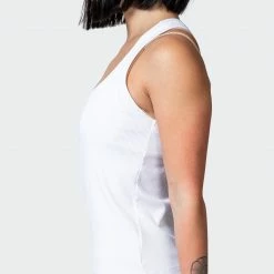 Muscle Nation Welcome To The Club Classic Rib Tank - White