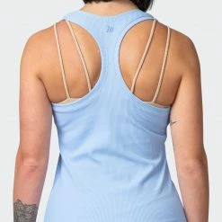 Muscle Nation Classic Rib Tank - Periwinkle