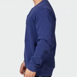 Muscle Nation Welcome To The Club Mens Lounge Jumper - Dark Cobalt