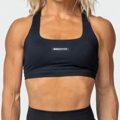Muscle Nation Ability Bra - Black Featured