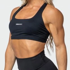 Muscle Nation Ability Bra - Black Featured