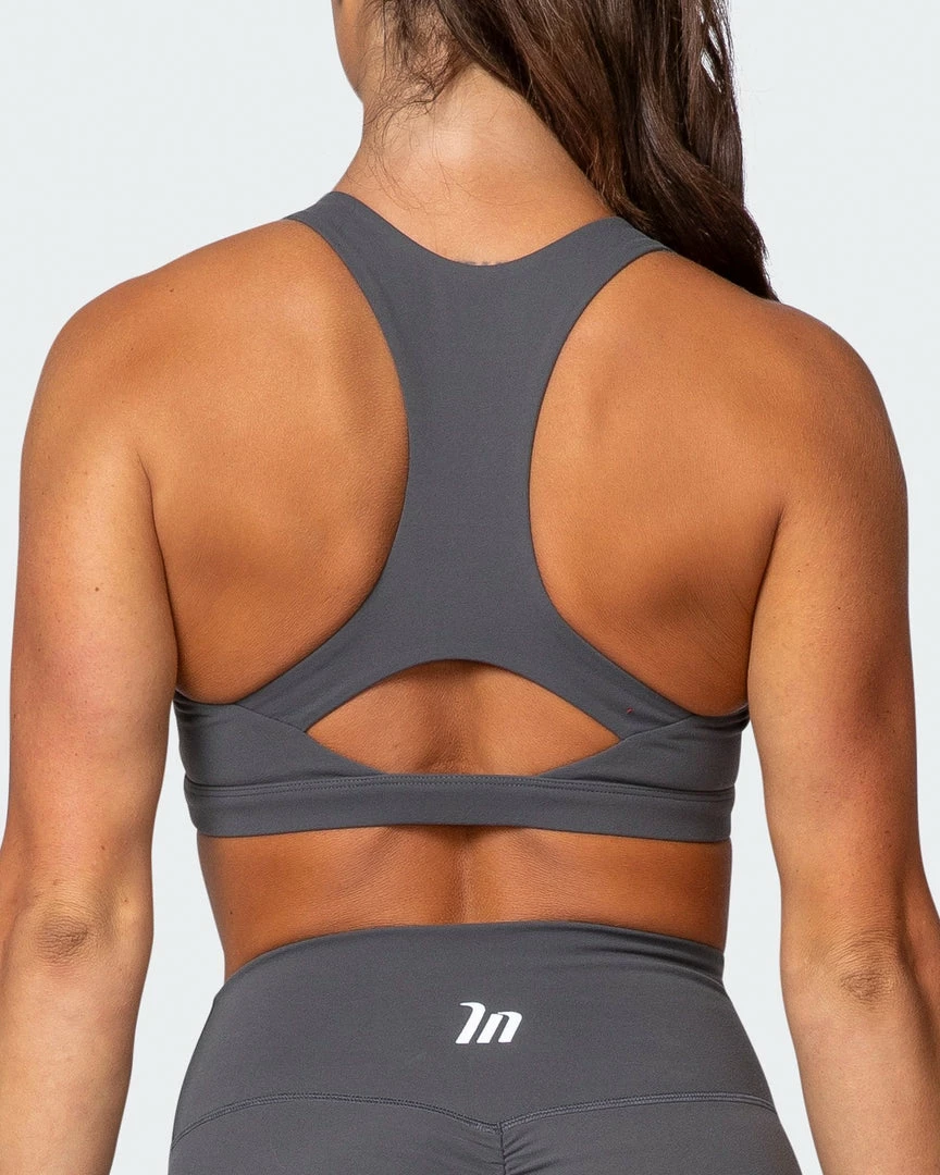 Coupon 🥰 Muscle Nation Featured Ability Bra - Charcoal 🎉 5 Muscle Nation Featured Ability Bra - Charcoal