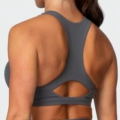 Coupon 🥰 Muscle Nation Featured Ability Bra - Charcoal 🎉 12 Muscle Nation Featured Ability Bra - Charcoal
