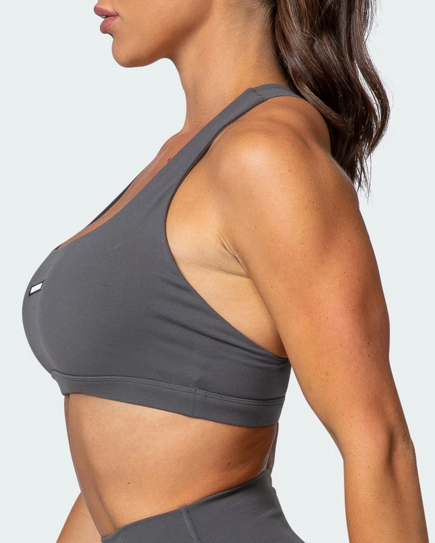 Coupon 🥰 Muscle Nation Featured Ability Bra - Charcoal 🎉 7 Muscle Nation Featured Ability Bra - Charcoal