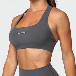 Coupon 🥰 Muscle Nation Featured Ability Bra - Charcoal 🎉 14 Muscle Nation Featured Ability Bra - Charcoal