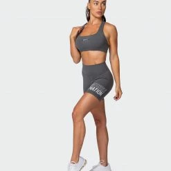 Coupon 🥰 Muscle Nation Featured Ability Bra - Charcoal 🎉 15 Muscle Nation Featured Ability Bra - Charcoal