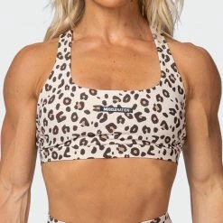 Muscle Nation Featured Ability Bra - Cheetah Print