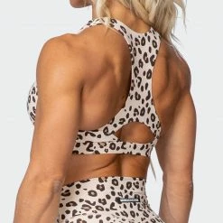 Muscle Nation Featured Ability Bra - Cheetah Print