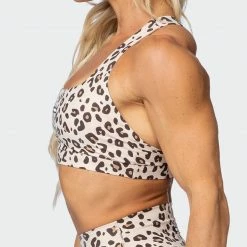Muscle Nation Featured Ability Bra - Cheetah Print