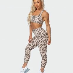 Muscle Nation Featured Ability Bra - Cheetah Print